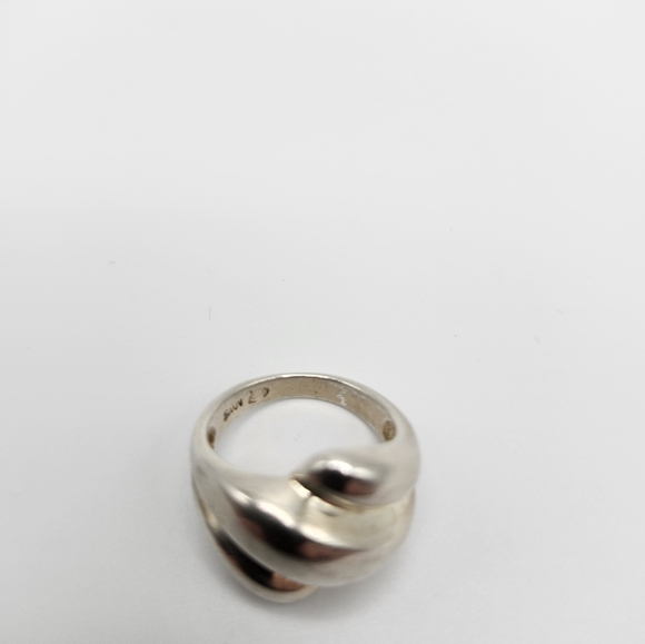 MWS signed, Sterling silver, Samara Jewelry Ring sz 7. Mark Wasserman. Puffy - Picture 4 of 6
